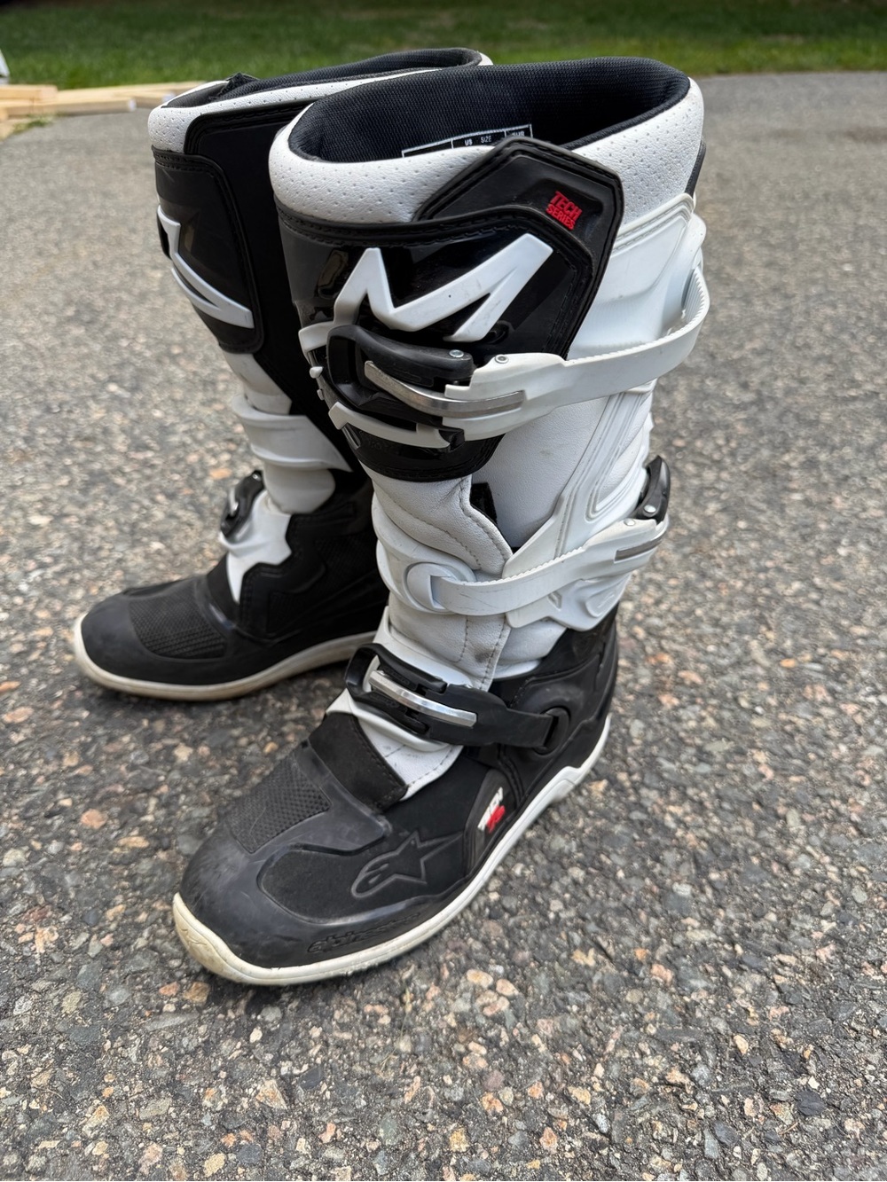Alpinestars Woman’s black & White Motorsport Boots